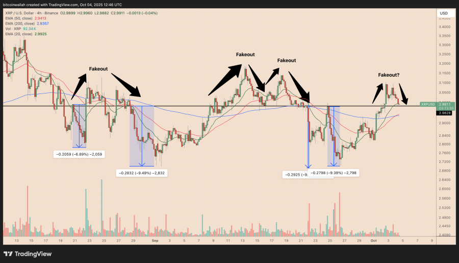 XRP slides below $3: How low can the price go next?