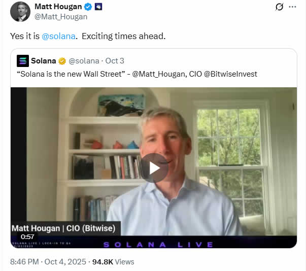 Bitwise exec predicts Solana will become Wall Street’s preferred stablecoin network