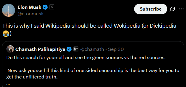 Elon Musk’s answer to ‘falsehoods’ —Grokipedia will be out in 2 weeks Technology, United States