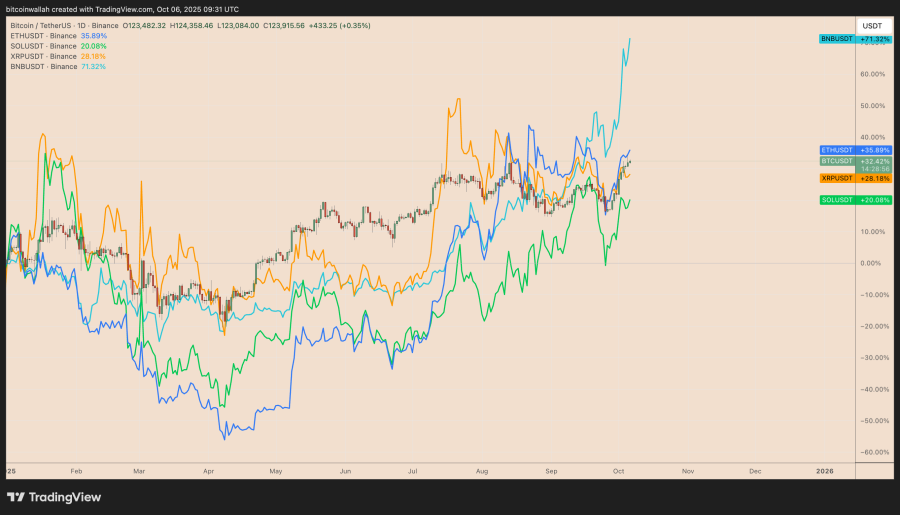 Bitcoin is crushing top memecoins in 2025: Can DOGE, TRUMP rebound in Q4?