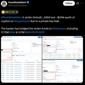 Trader loses $21M on Hyperliquid after private key leak: How to stay protected