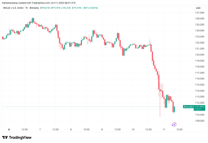 Bitcoin wobbles at $110K as trader says $20B liquidation rout not ‘bottom’