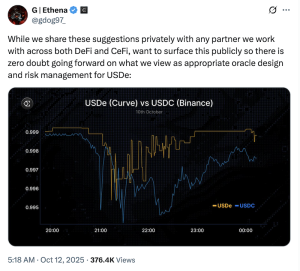 Explanations of USDe ‘depeg’ on Binance focus on coordinated attack, oracles