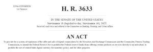 Democrats counter US crypto framework; bill grinds to a halt