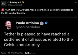 Tether settles Celsius claims for $300M, raising stablecoin liability concerns