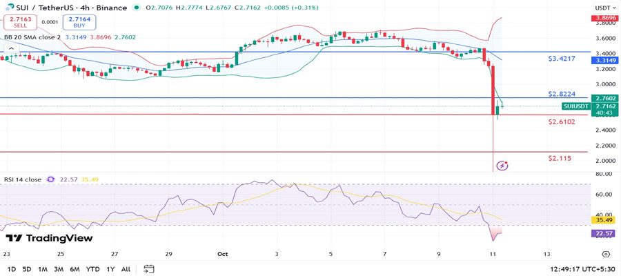 دلایل فشار فروش سنگین SUI؛ بازگشت قیمت ممکن است؟ sui-price-crash-will-it-bounce-back-or-break-lower