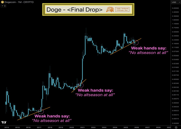 دوجکوین به حمایت چندساله نزدیک میشود؛ آخرین ریزش قبل از رالی بزرگ؟ doge-price-prediction-2026-dogecoin-nears-historic-support-while-ev2-presale-kicks-off-for-new-aaa-web3-shooter